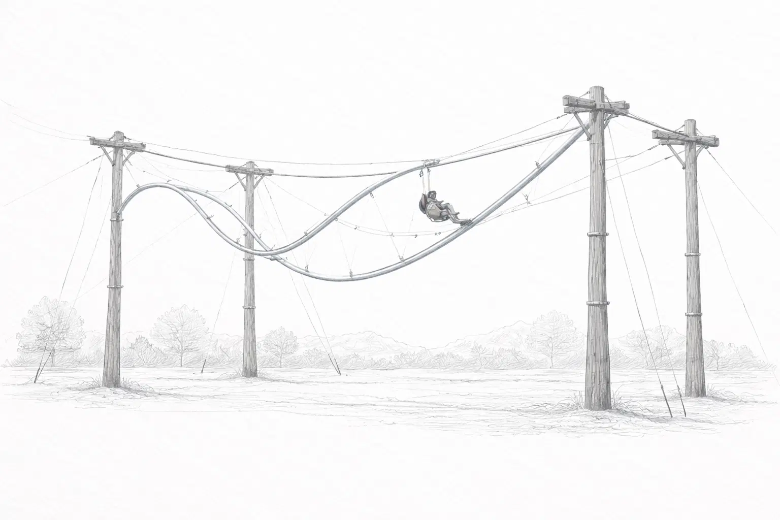 Roller Coaster Zipline