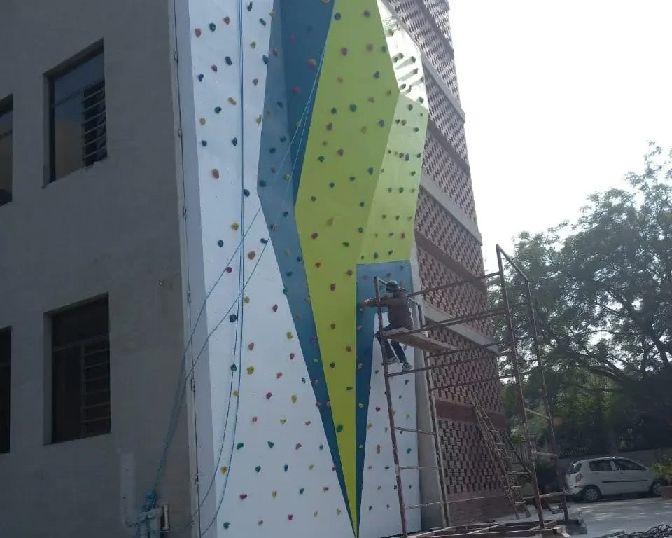 Attached Climbing Wall for a School in Gurugram, Haryana