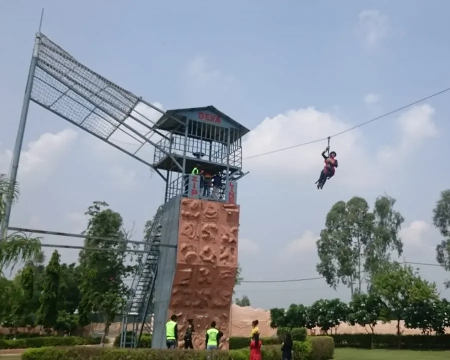 Adventure park setup over 5 Acres built by oxo @ Alipur